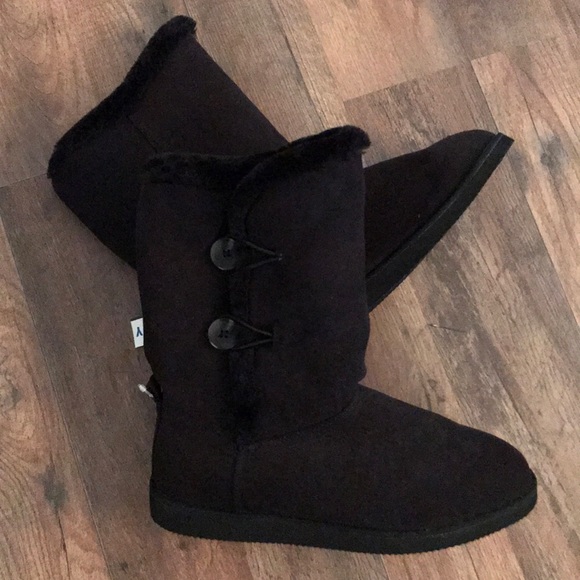 old navy fuzzy boots